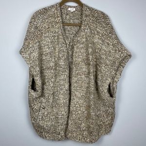 Pure Jill Knit Cardigan Sweater Alpaca Wool Blend Size S/M